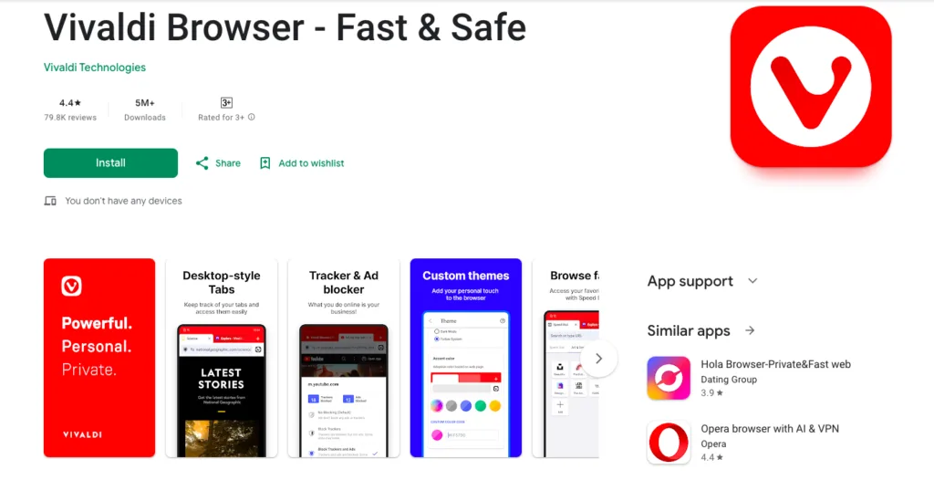 Vivaldi Browser
