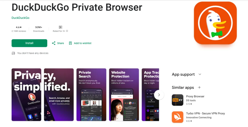 DuckDuckGo Browser